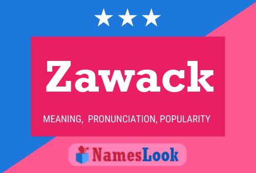 ملصق اسم Zawack