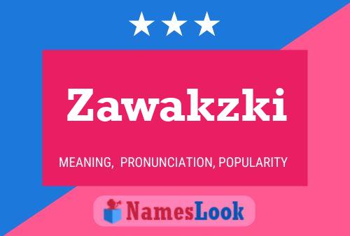 ملصق اسم Zawakzki