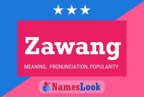 ملصق اسم Zawang