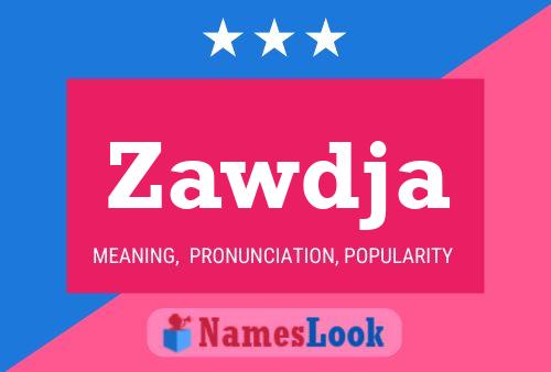 ملصق اسم Zawdja