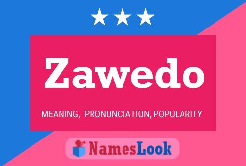 ملصق اسم Zawedo