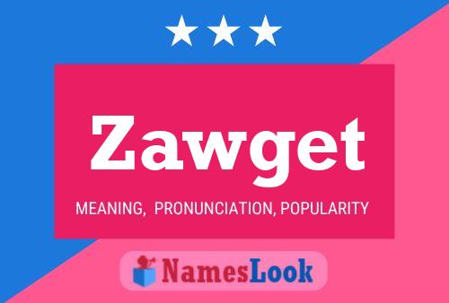 ملصق اسم Zawget