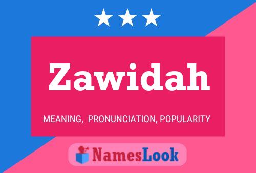 ملصق اسم Zawidah