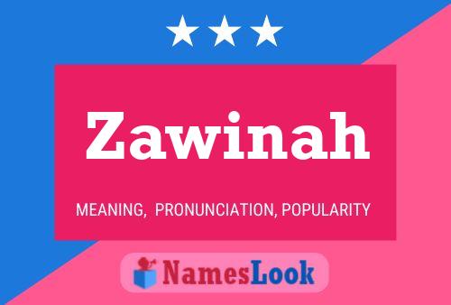 ملصق اسم Zawinah