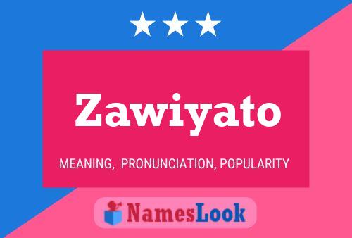 ملصق اسم Zawiyato