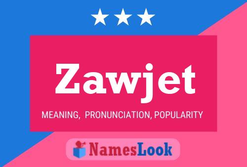 ملصق اسم Zawjet