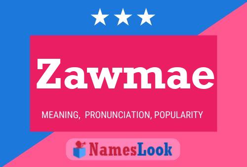 ملصق اسم Zawmae