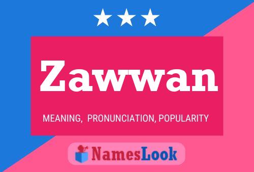 ملصق اسم Zawwan