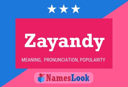 ملصق اسم Zayandy