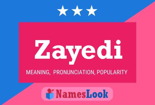 ملصق اسم Zayedi