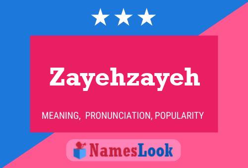 ملصق اسم Zayehzayeh