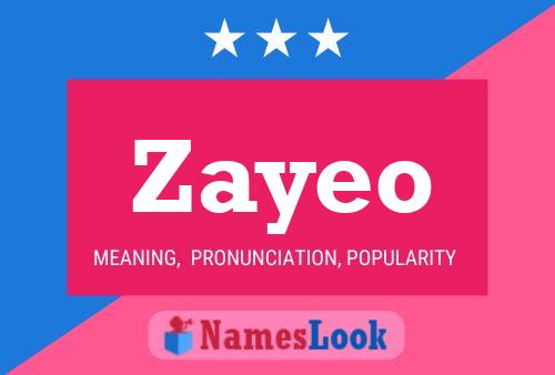 ملصق اسم Zayeo