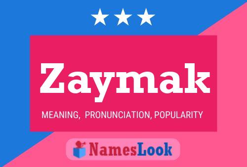 ملصق اسم Zaymak