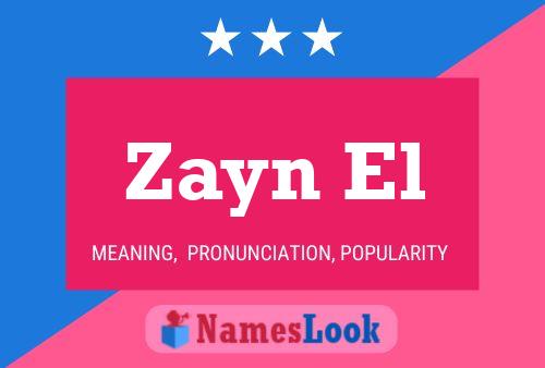 ملصق اسم Zayn El