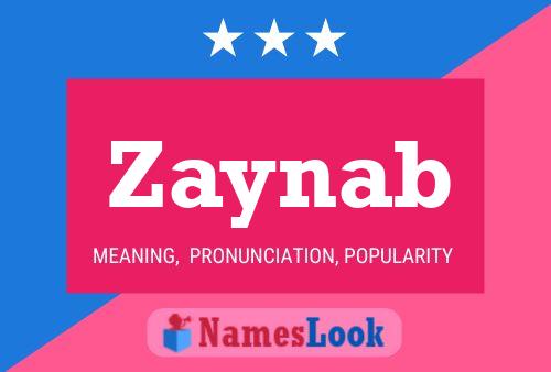 ملصق اسم Zaynab