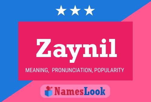 ملصق اسم Zaynil