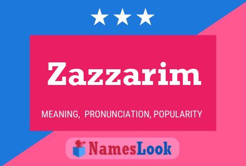 ملصق اسم Zazzarim