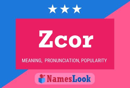 ملصق اسم Zcor