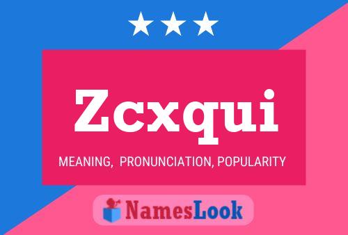 ملصق اسم Zcxqui