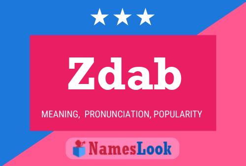 ملصق اسم Zdab