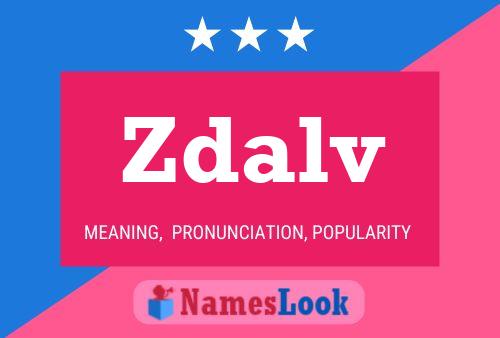 ملصق اسم Zdalv