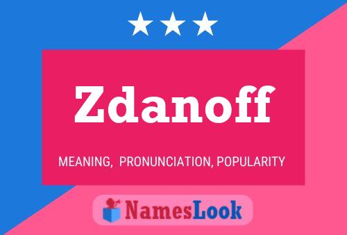 ملصق اسم Zdanoff