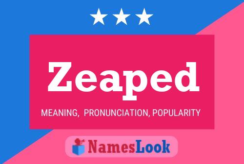 ملصق اسم Zeaped