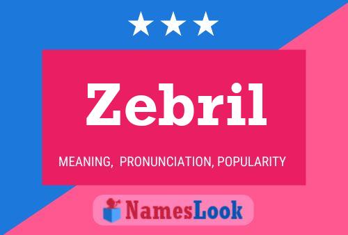 ملصق اسم Zebril