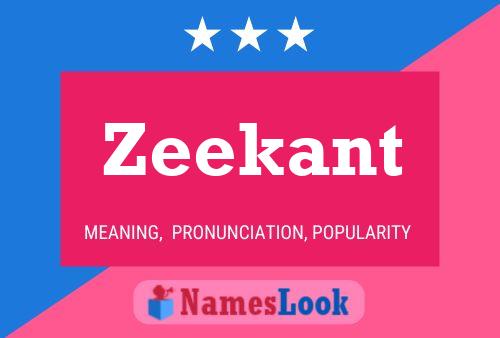 ملصق اسم Zeekant