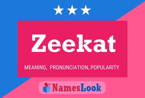 ملصق اسم Zeekat