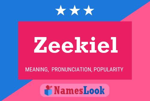 ملصق اسم Zeekiel