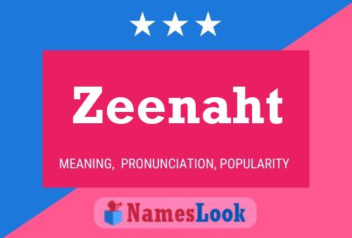 ملصق اسم Zeenaht