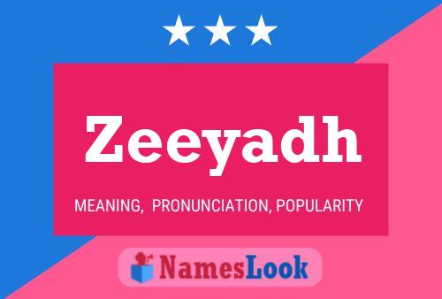 ملصق اسم Zeeyadh