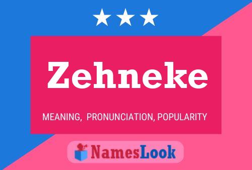 ملصق اسم Zehneke