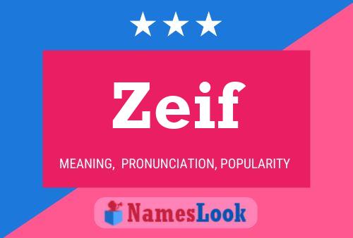 ملصق اسم Zeif