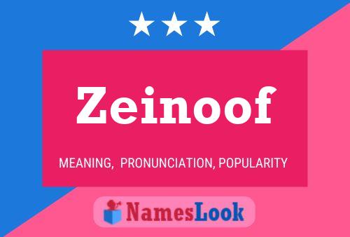 ملصق اسم Zeinoof