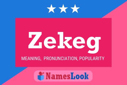 ملصق اسم Zekeg