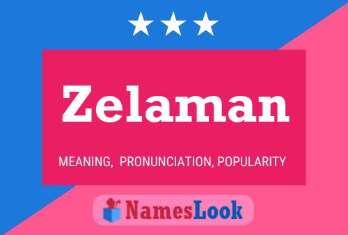 ملصق اسم Zelaman