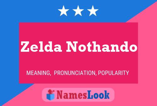 ملصق اسم Zelda Nothando