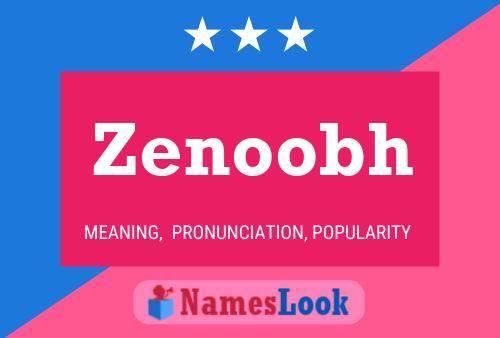 ملصق اسم Zenoobh