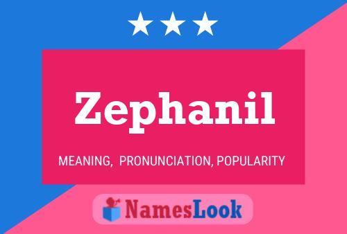 ملصق اسم Zephanil