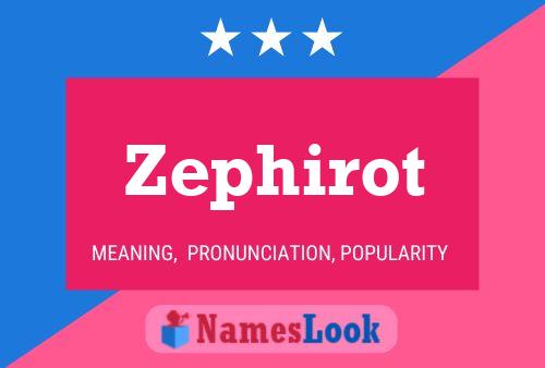 ملصق اسم Zephirot