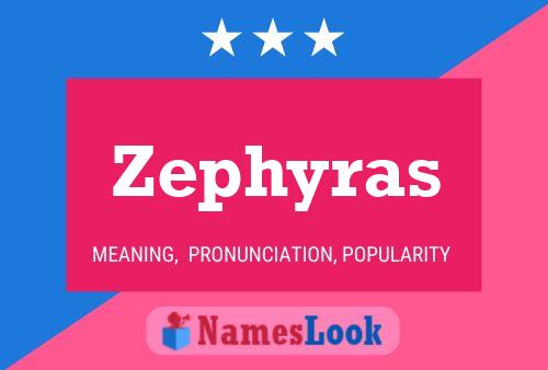 ملصق اسم Zephyras