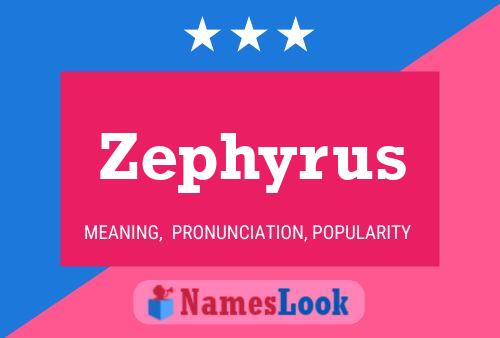 ملصق اسم Zephyrus