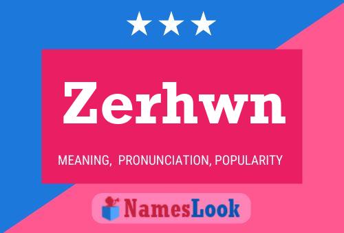 ملصق اسم Zerhwn