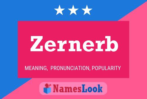 ملصق اسم Zernerb