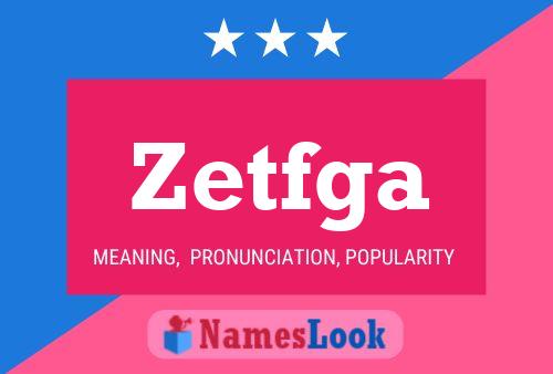 ملصق اسم Zetfga