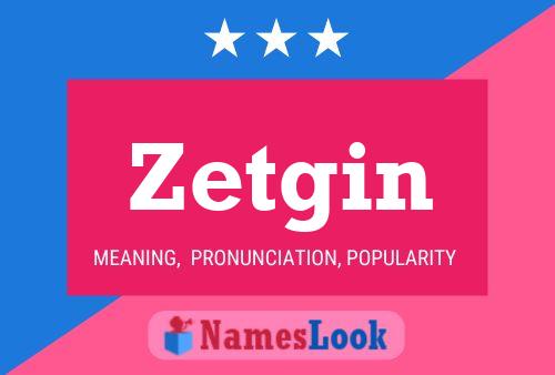 ملصق اسم Zetgin