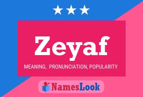 ملصق اسم Zeyaf