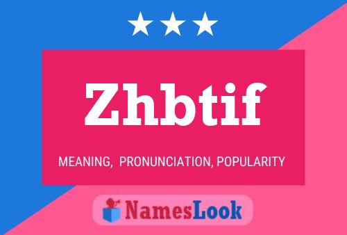 ملصق اسم Zhbtif